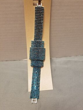 Teal Crystal Bracelet